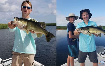Great Bass Fishing Action on Lake Okeechobee in Florida